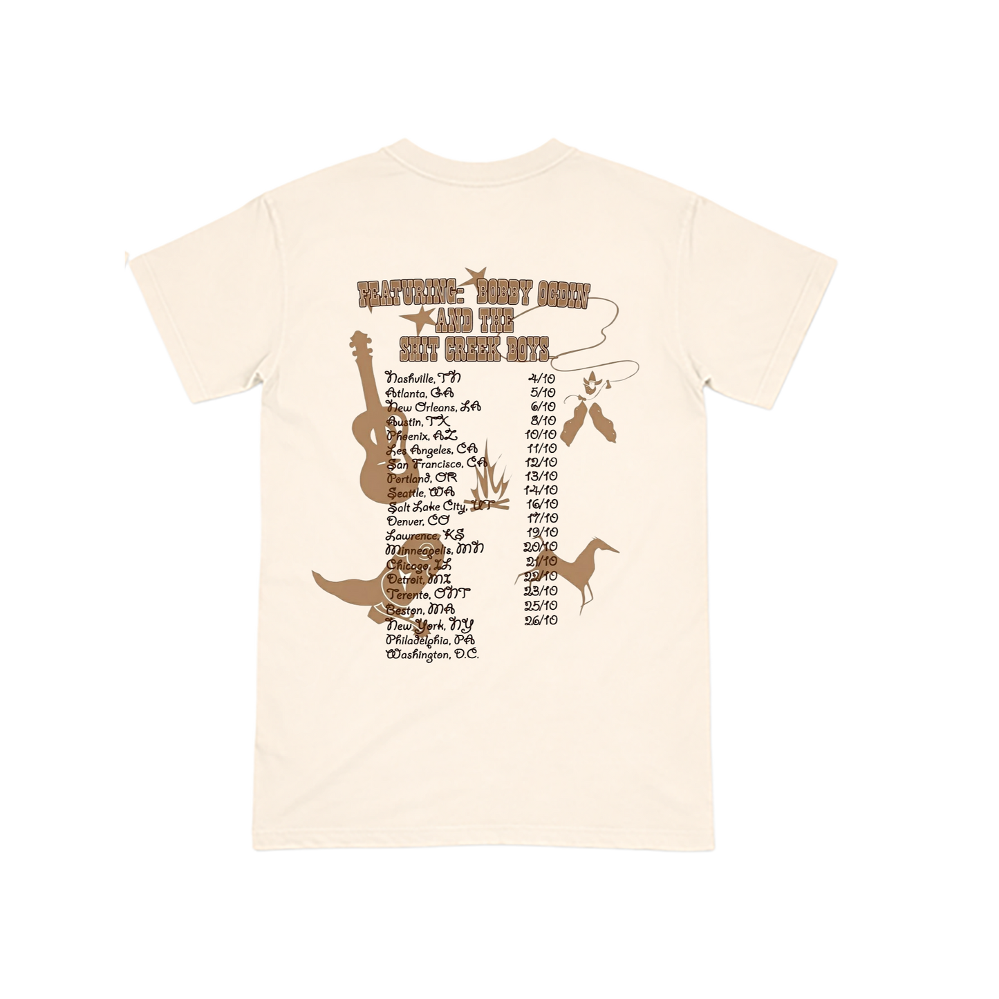 12 Golden Country Greats Tour T-Shirt